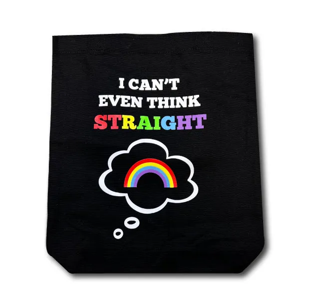 Tote Bag I can't Think Straight  Cotton Rich Shopping Bag Urban Eccentric