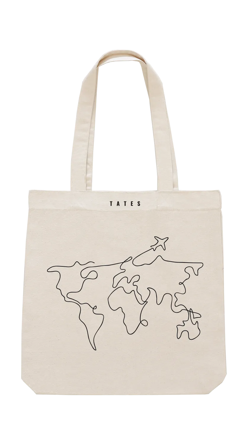 Tote bag mit "Worldline" Motiv