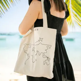 Tote bag mit "Worldline" Motiv