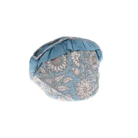 Turquoise Floral Wash Bag