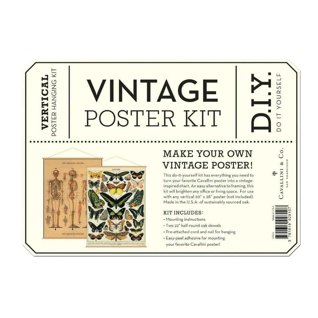 Vertical Vintage Poster Kit