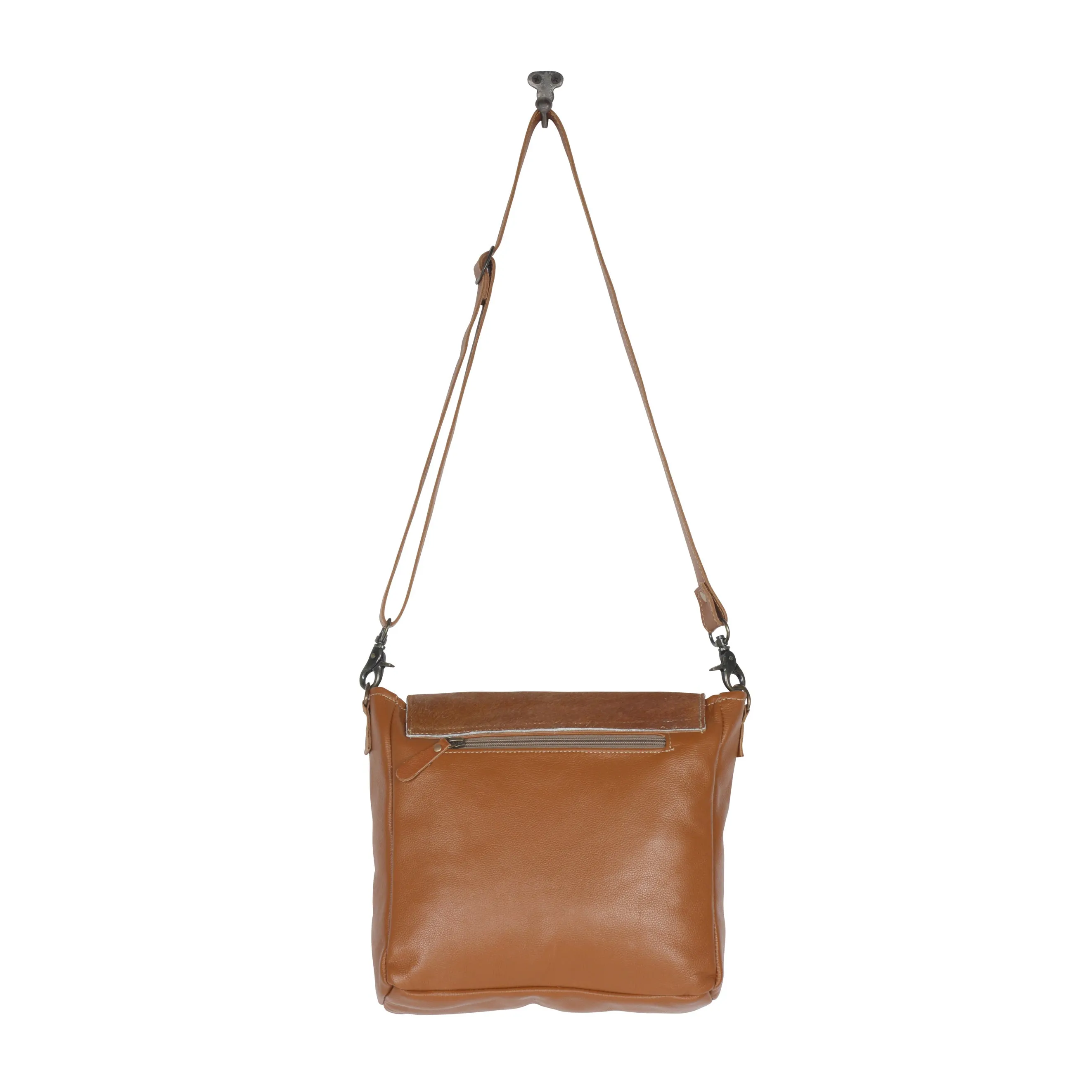 Vintage Hues Leather & Hairon Bag