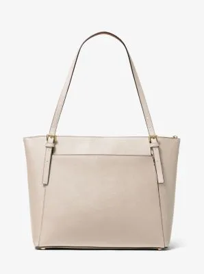 Voyager Large Saffiano Leather Top-Zip Tote Bag | 56368