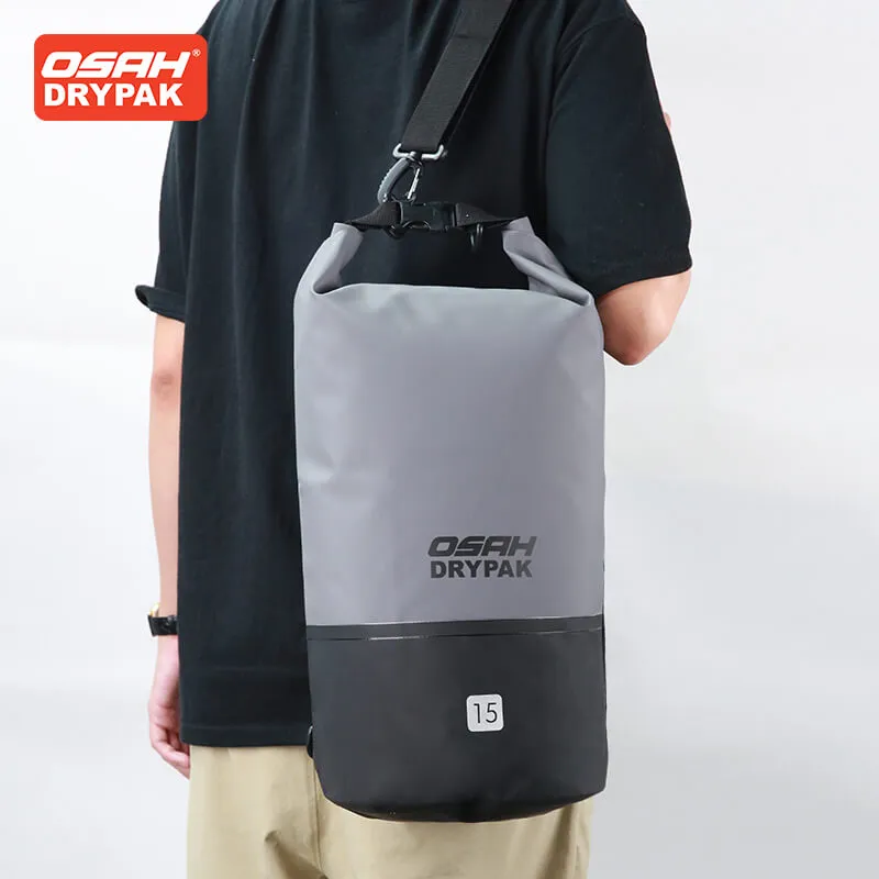 Waterproof Dry Bag 15L Roll Top Dry Compression Sack