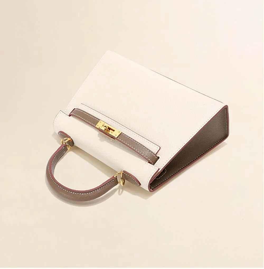 Womens Mini Padlock  Epsom Leather Gold Hardware